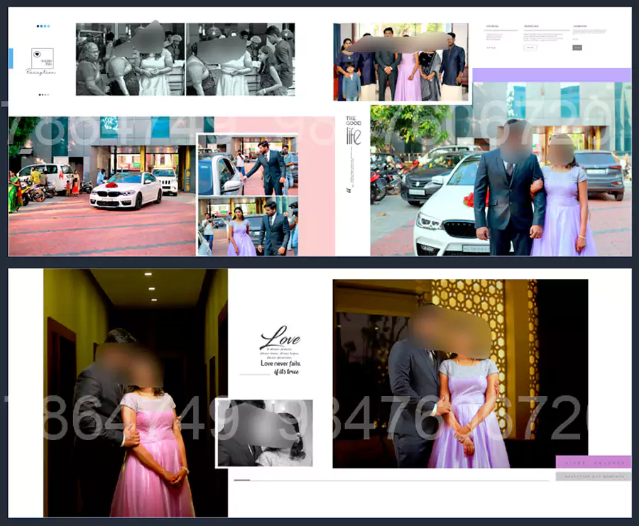 wedding album design full package