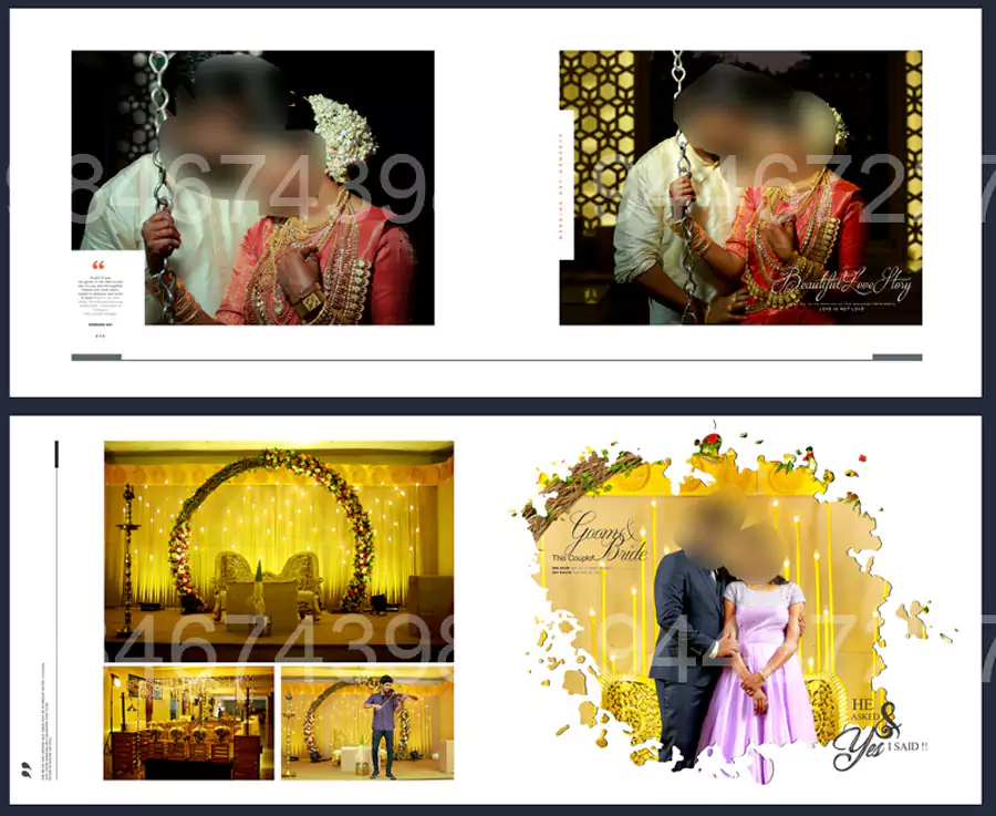 wedding album design full package