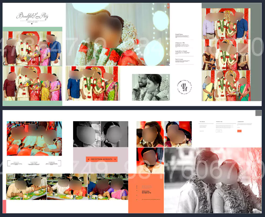 wedding album design full package