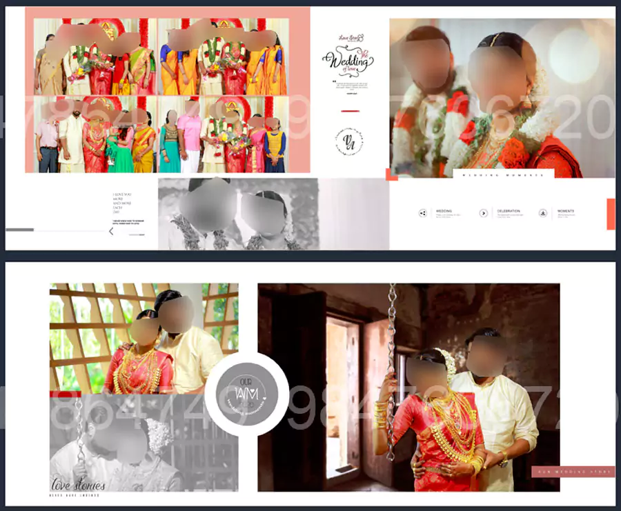 wedding album design full package