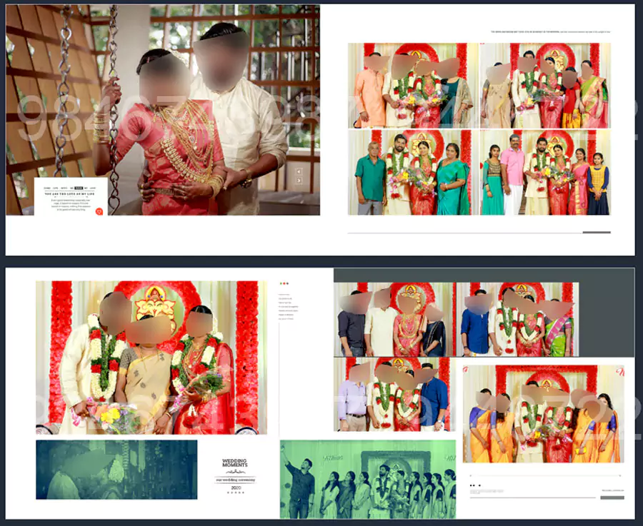 wedding album design full package