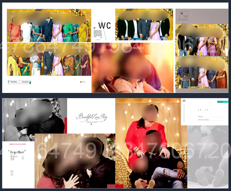 wedding album design full package