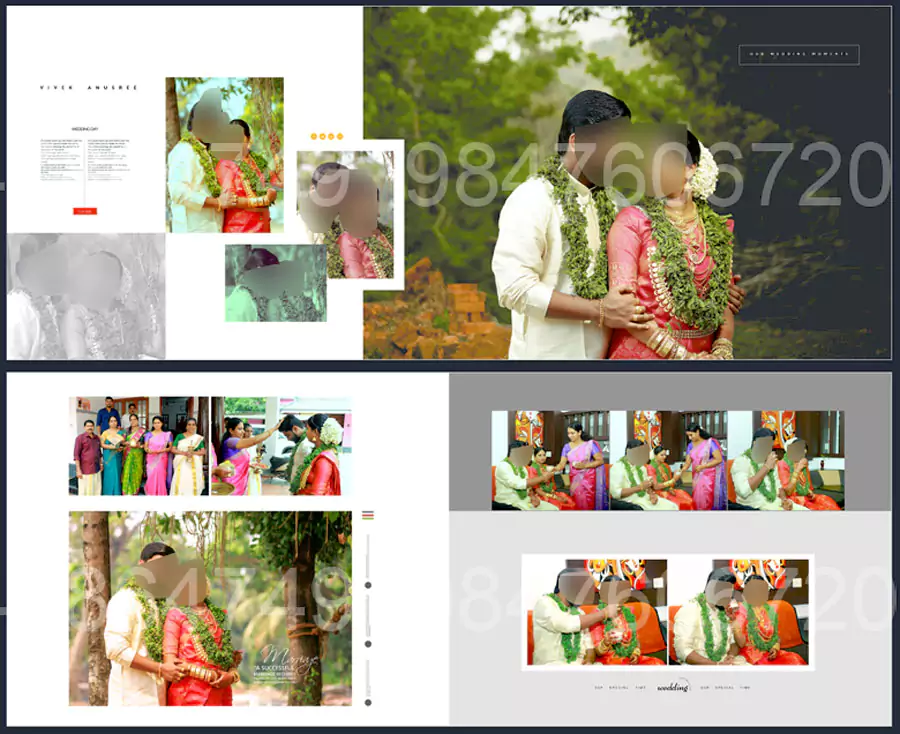 wedding album design full package