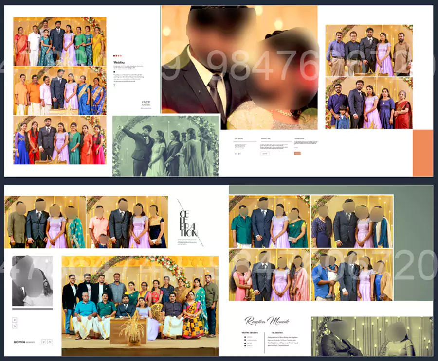 wedding album design full package