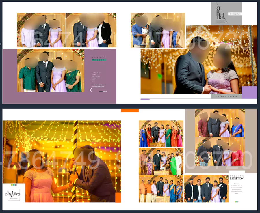 wedding album design full package