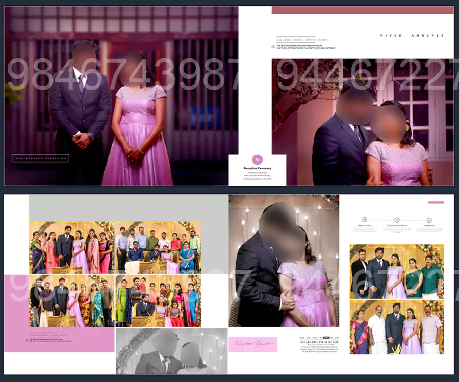 wedding album design full package