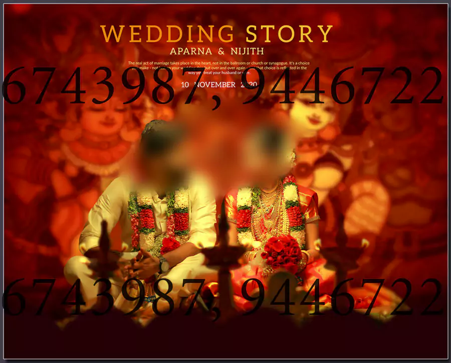 Wedding album design full package