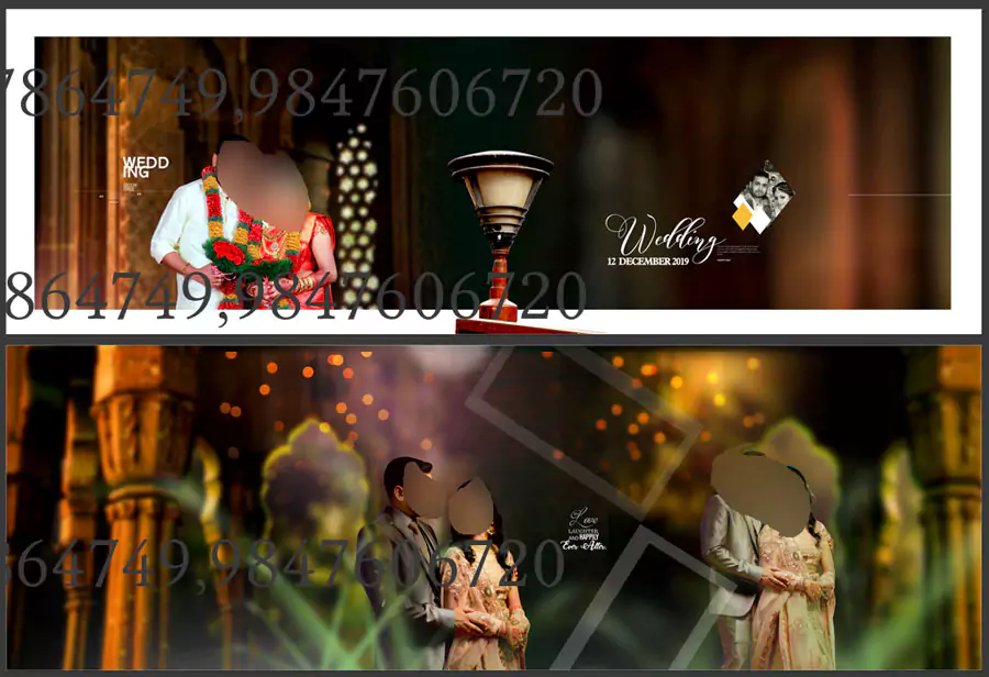 wedding album psd background