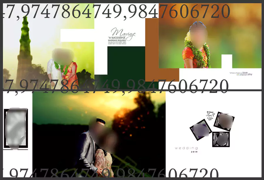 wedding album psd background