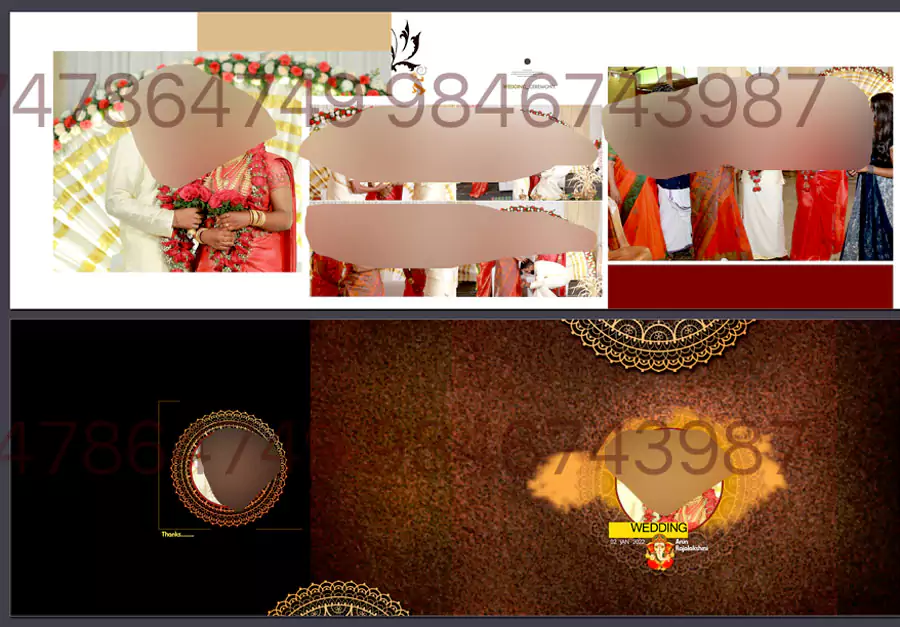 50+ Indian Wedding Album Design Free Download