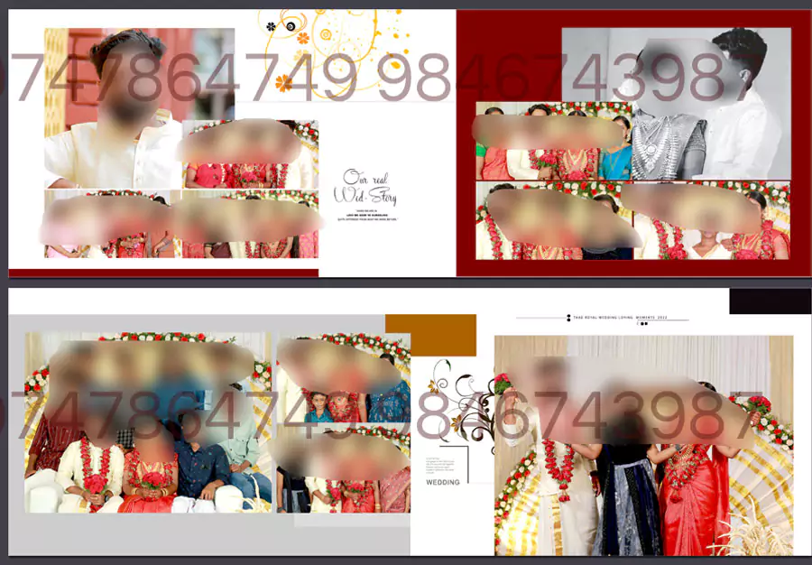 50+ Indian Wedding Album Design Free Download