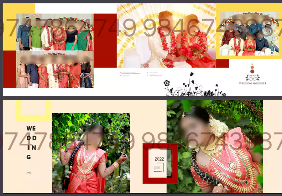 50+ Indian Wedding Album Design Free Download