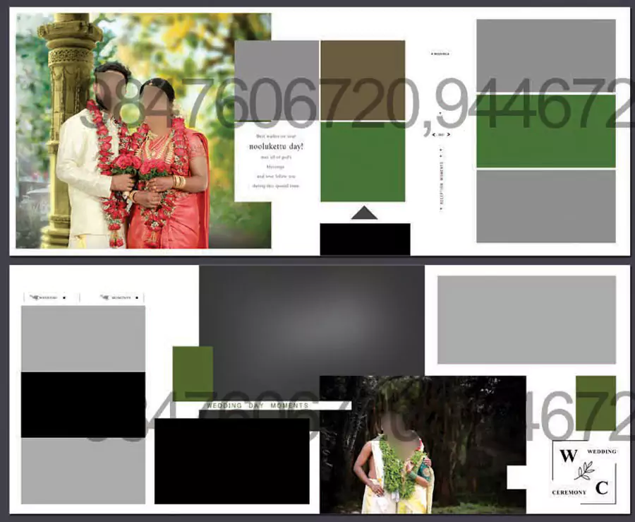 Indian Wedding Album Design PSD Templates 2022
