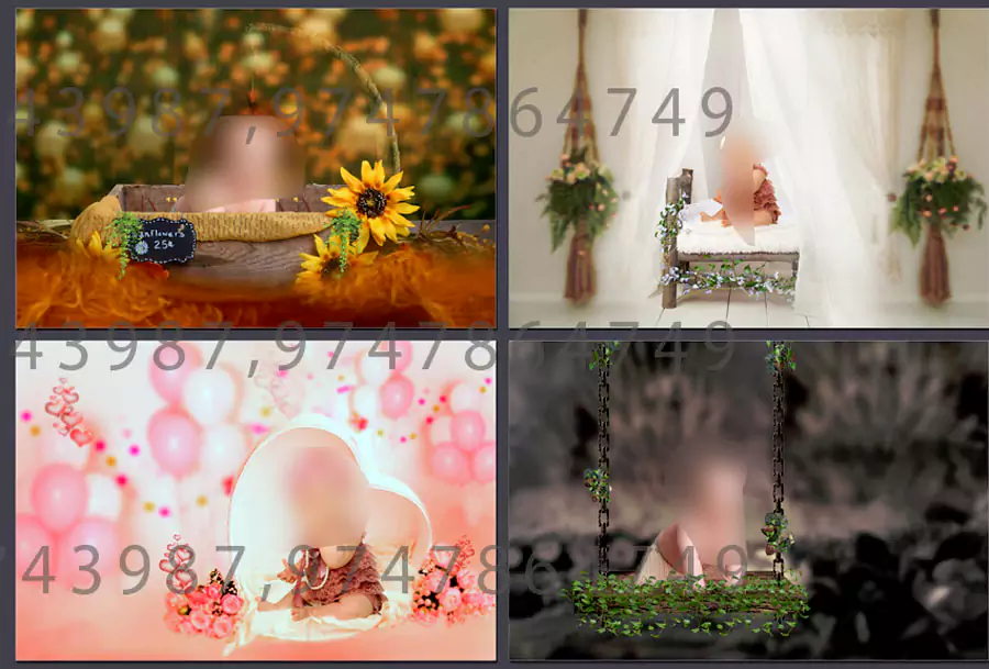 studio baby photo background psd free download