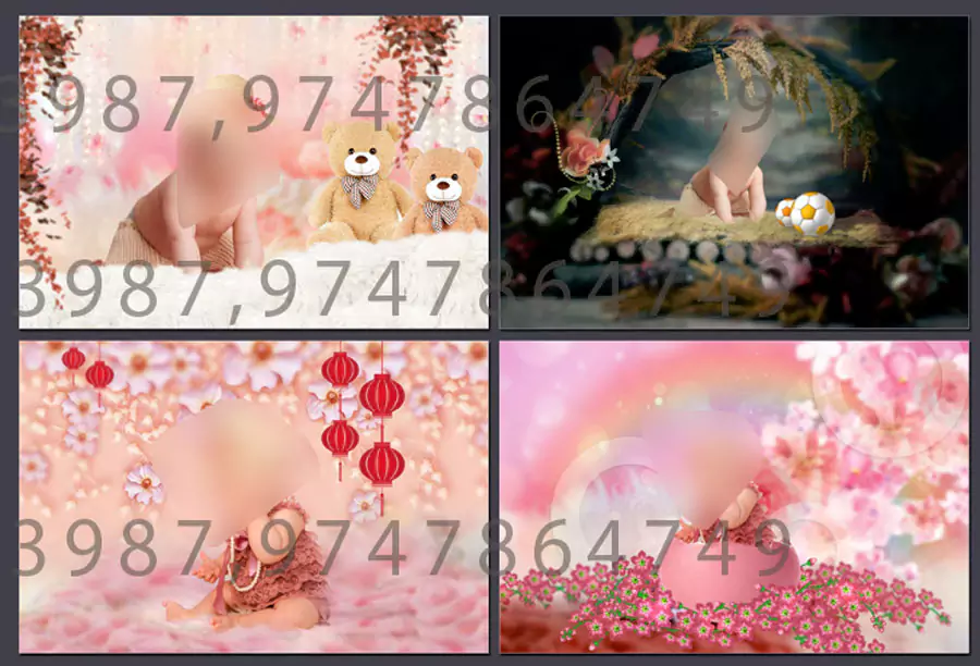 studio baby photo background psd free download