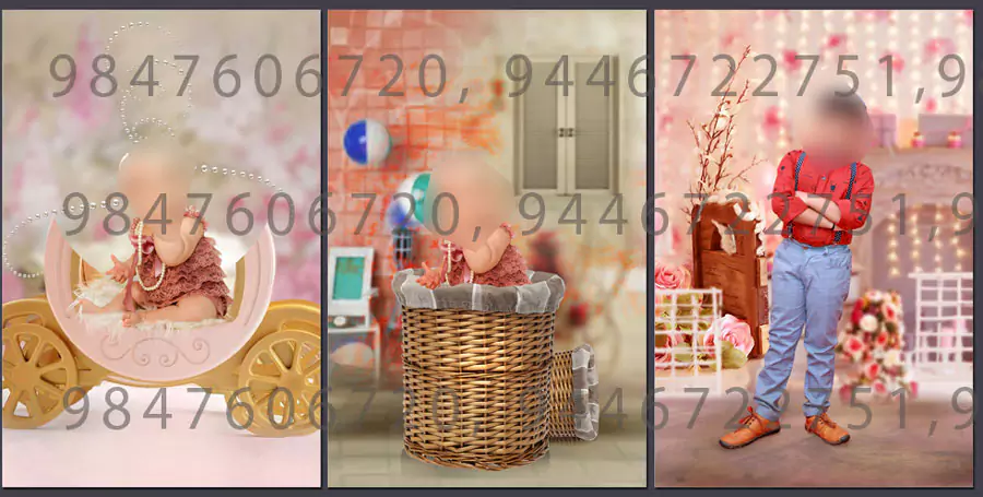 studio baby photo background psd free download