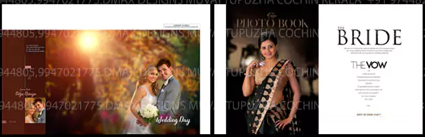 New 15 x 24 wedding album design PSD