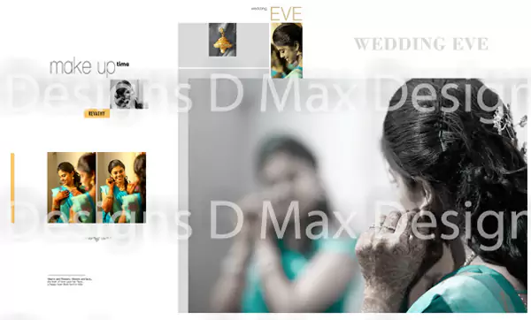 candid wedding album design psd