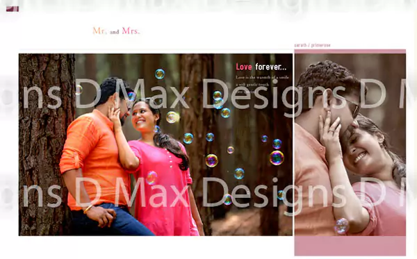 new pre wedding album design