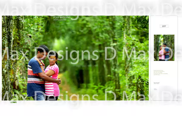 new pre wedding album design