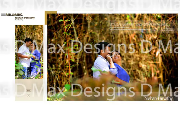 new pre wedding album design