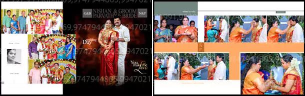 new wedding album group design psd