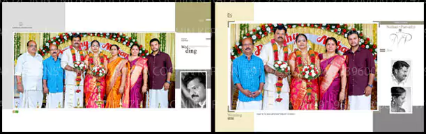 new wedding album group design psd