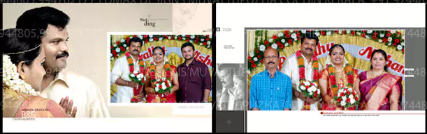 new wedding album group design psd