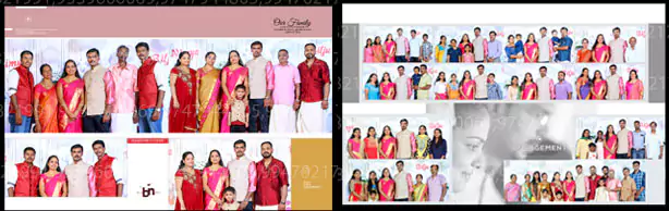 wedding album group design psd 