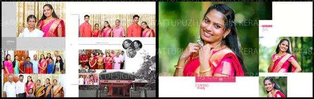 wedding album group design psd 