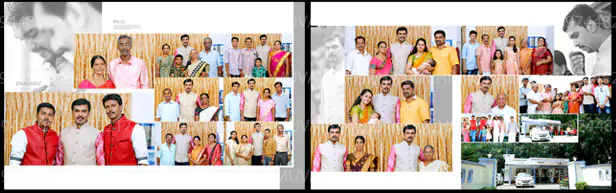 wedding album group design psd 