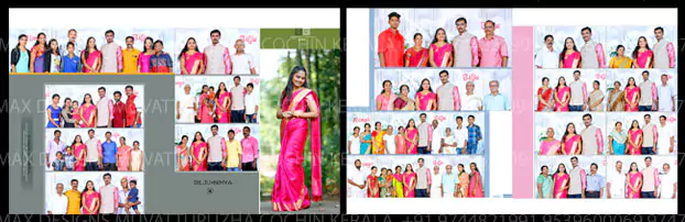 wedding album group design psd 