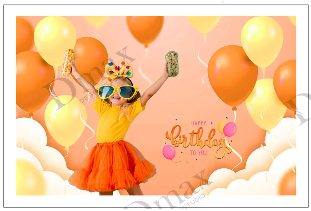 Birthday Album Design PSD Free Download 16x24