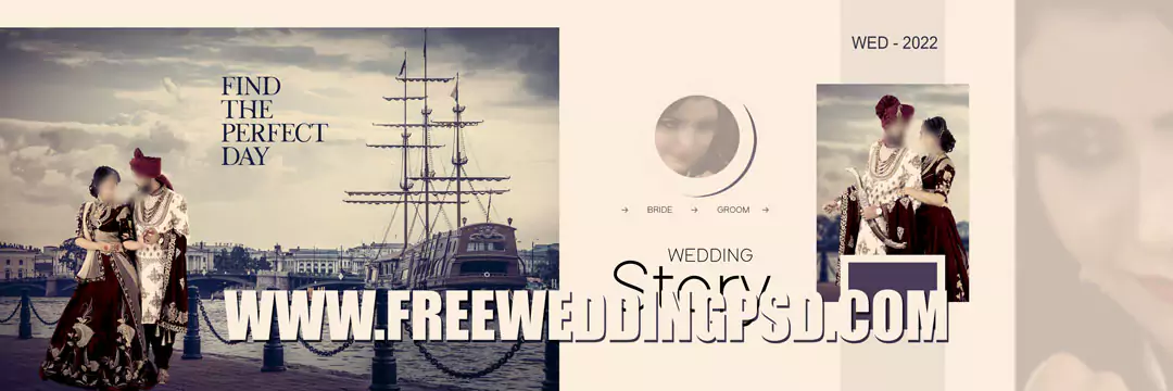 Bride Groom DM in 2022 | 12x36  Wedding album design