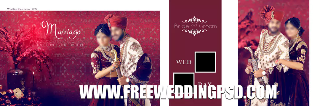 Wedding Album DM Design PSD Free Download 12X36 2022