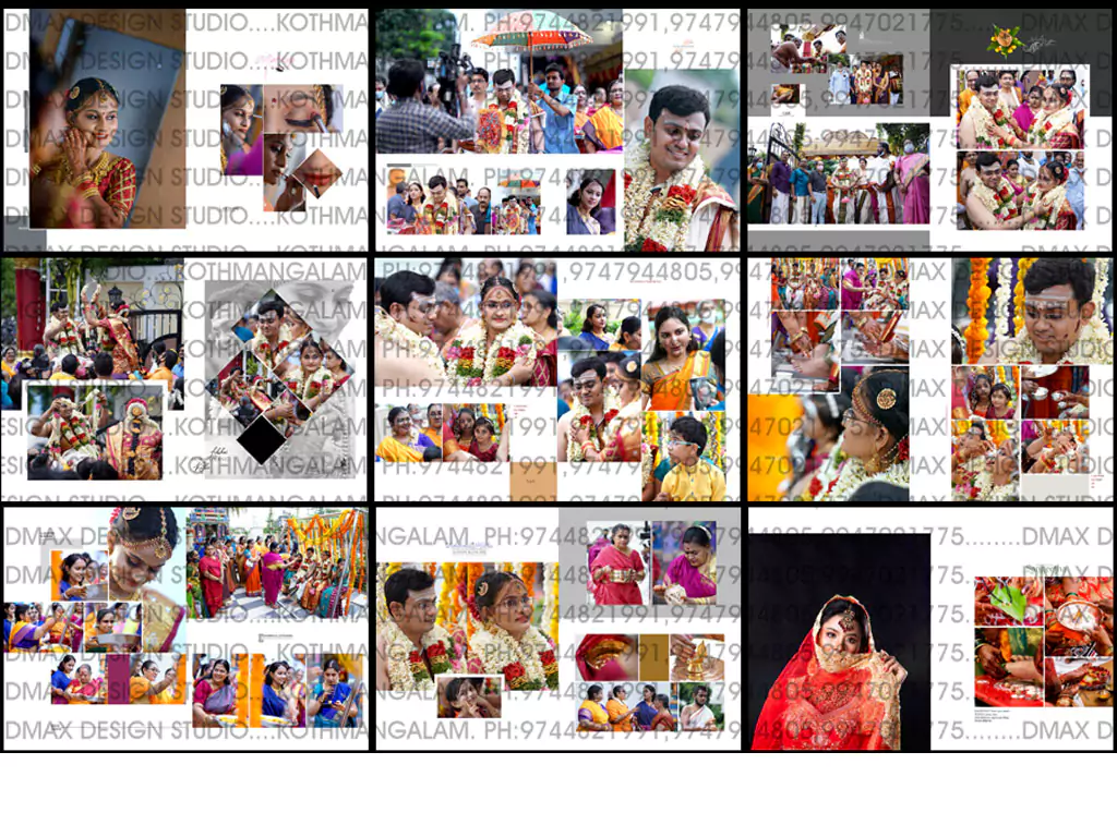 Wedding Album Vidhi Templates