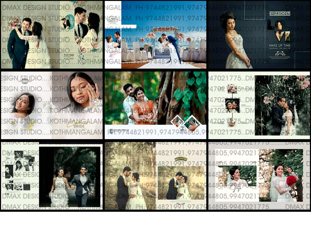 Wedding Photo Albums-free wedding psd design