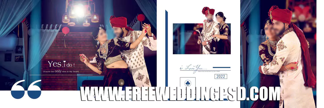 best 12x36 wedding album design in photoshop