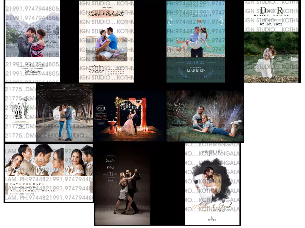 save the date story templates photoshop