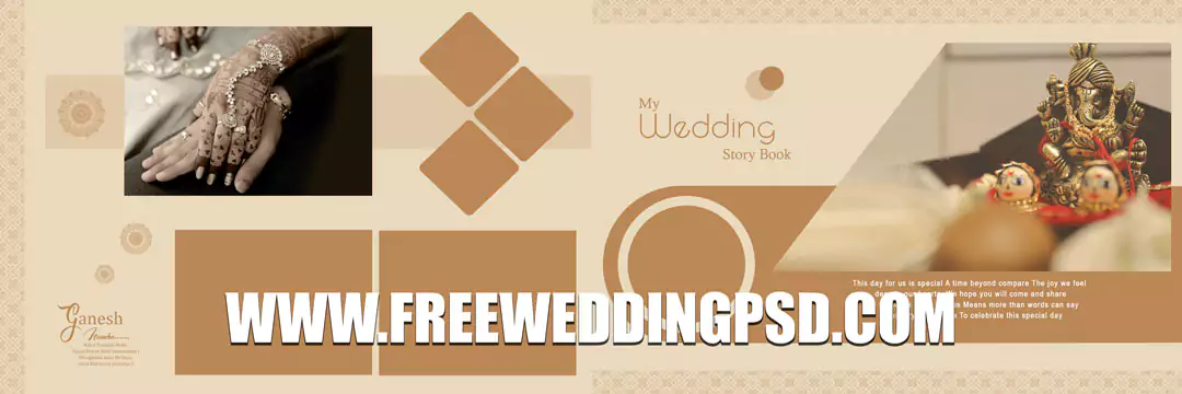 Free Download Wedding PSD Ganesh Puja PSD