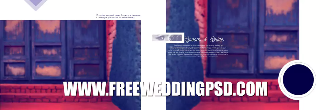 Wedding Album DM PSD Template