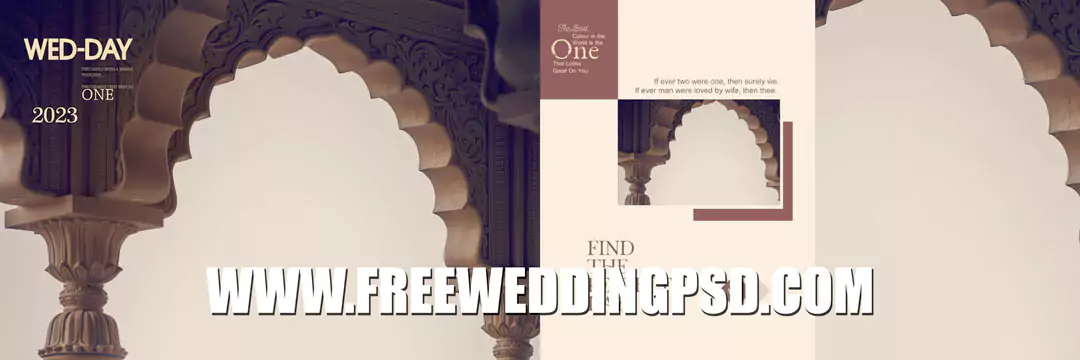 Wedding Album DM PSD Template