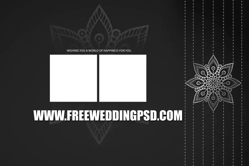 wedding Album cover design PSD