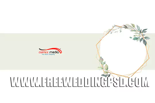 wedding Album cover design PSD