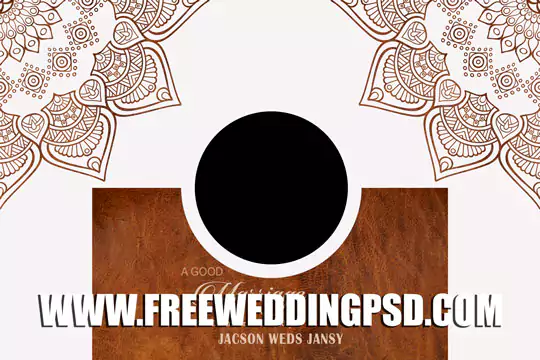 wedding Album cover design PSD