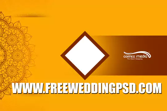 wedding Album cover design PSD