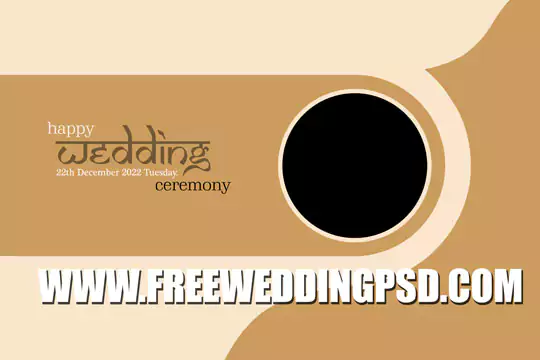 wedding Album cover design PSD