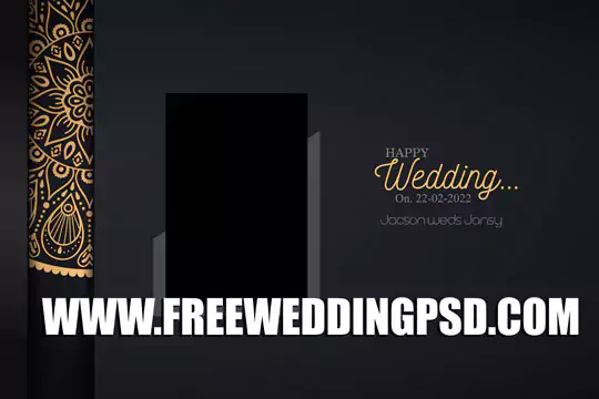 wedding Album cover design PSD