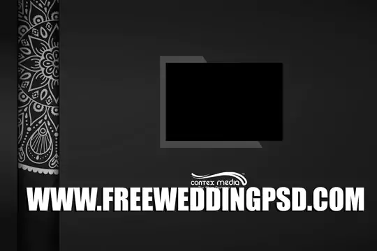 wedding Album cover design PSD