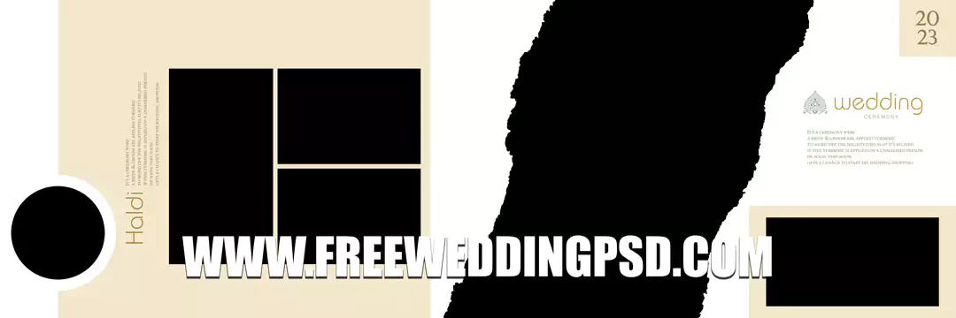 wedding vidhi bridal album design